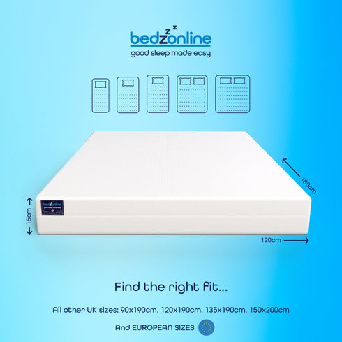 Diamond Memory Foam Mattress with Reflex Foam | Medium Firm